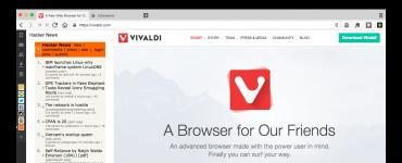 Tillägg för att rensa data i webbläsaren Vivaldi