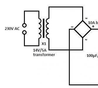 How to make a charger for a car battery from a transformer