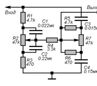Makapangyarihan at mataas na kalidad na homemade sound amplifier Active tone block circuit